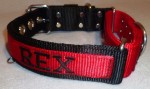 1.5" DualGrip Collar, Stripe/Embroidery/Grip Section diff color